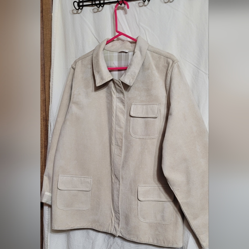Womens faux leather jacket